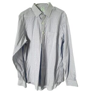 Brooks Brothers Supima‎ Cotton Non-Iron Men's Button Down Dress Shirt 16.5 / 36